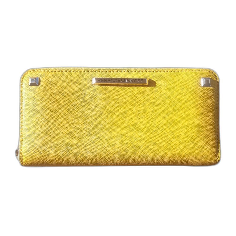 Rebecca Minkoff Zip Wallet Marigold Yellow Designer